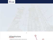 Tablet Screenshot of dicotel.com.mx